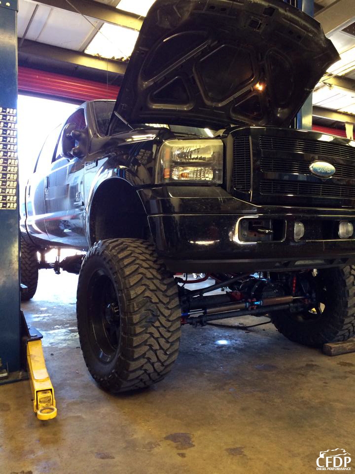 lifted pickup truck
